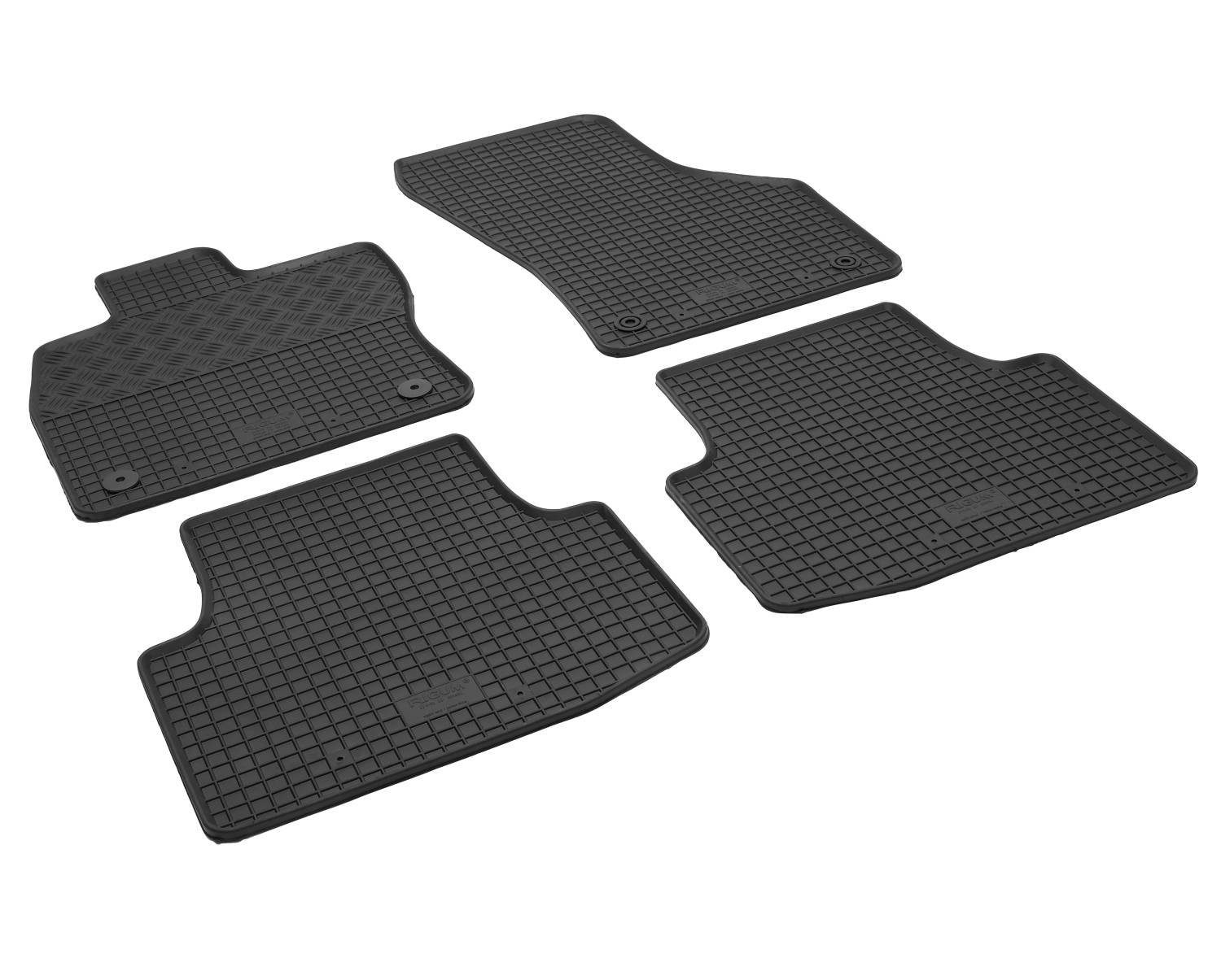 AZUGA Auto-Fußmatten 3G/B8 VW Stufenheck,5-türer VW Passat/Passat Gummi-Fußmatten Passat ab 11/2014, Variant Variant passend für für 4-türer
