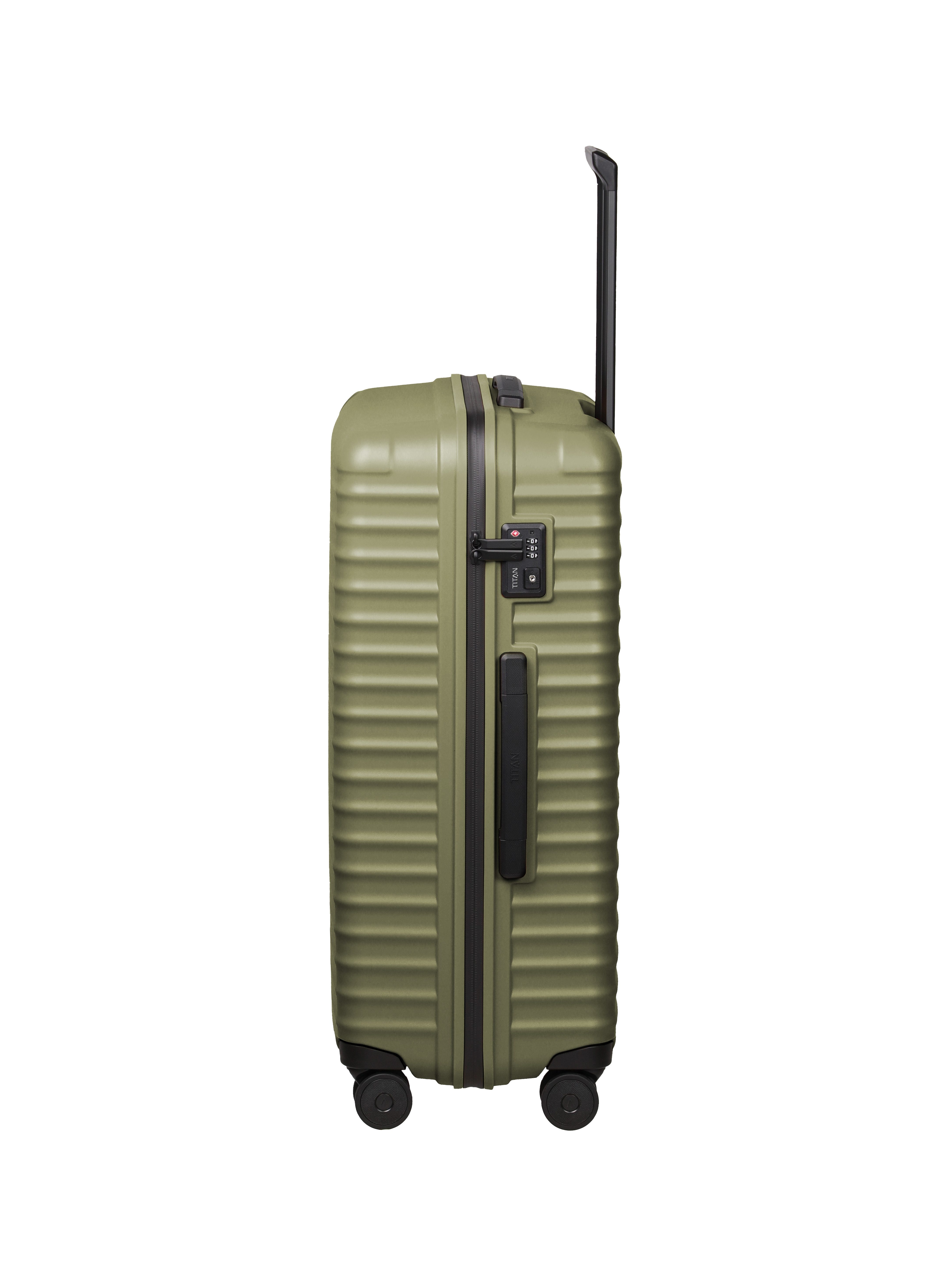 TITAN - Made in Germany Trolley UPGRADE Koffer Hartschale, 4 Rollen, mit kratzresistenter Oberfläche und cleverer Innenaufteilung