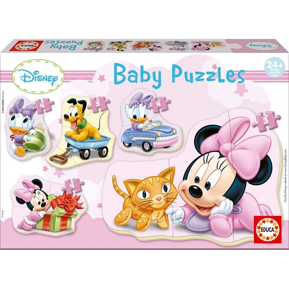 Educa Puzzle Disney - Minnie Baby Puzzles, 3 Puzzleteile