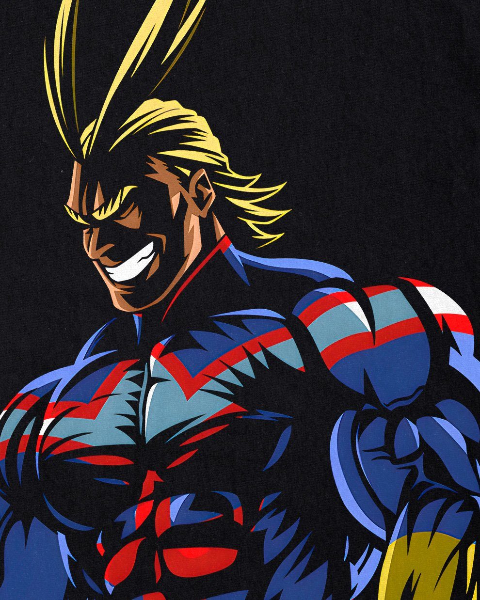 hero cosplay my Print-Shirt style3 academia Forever anime manga All Might Herren T-Shirt