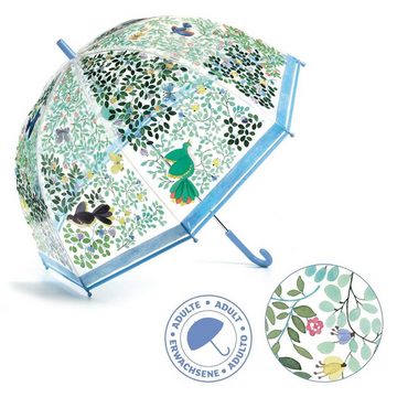DJECO Stockregenschirm Wilde Vögel Regenschirm für Erwachsene DD04721