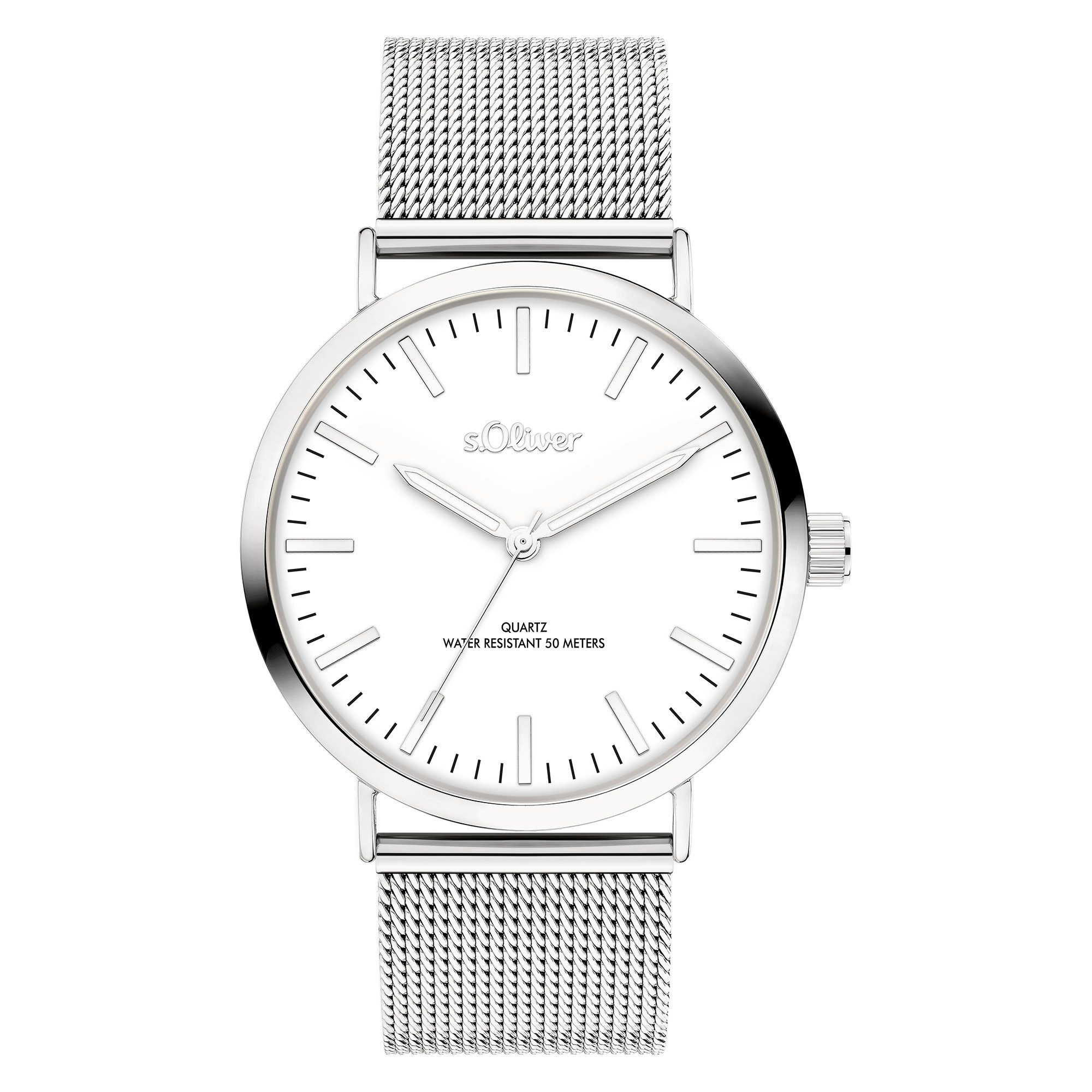 Quarzuhr Classic Time Edelstahl