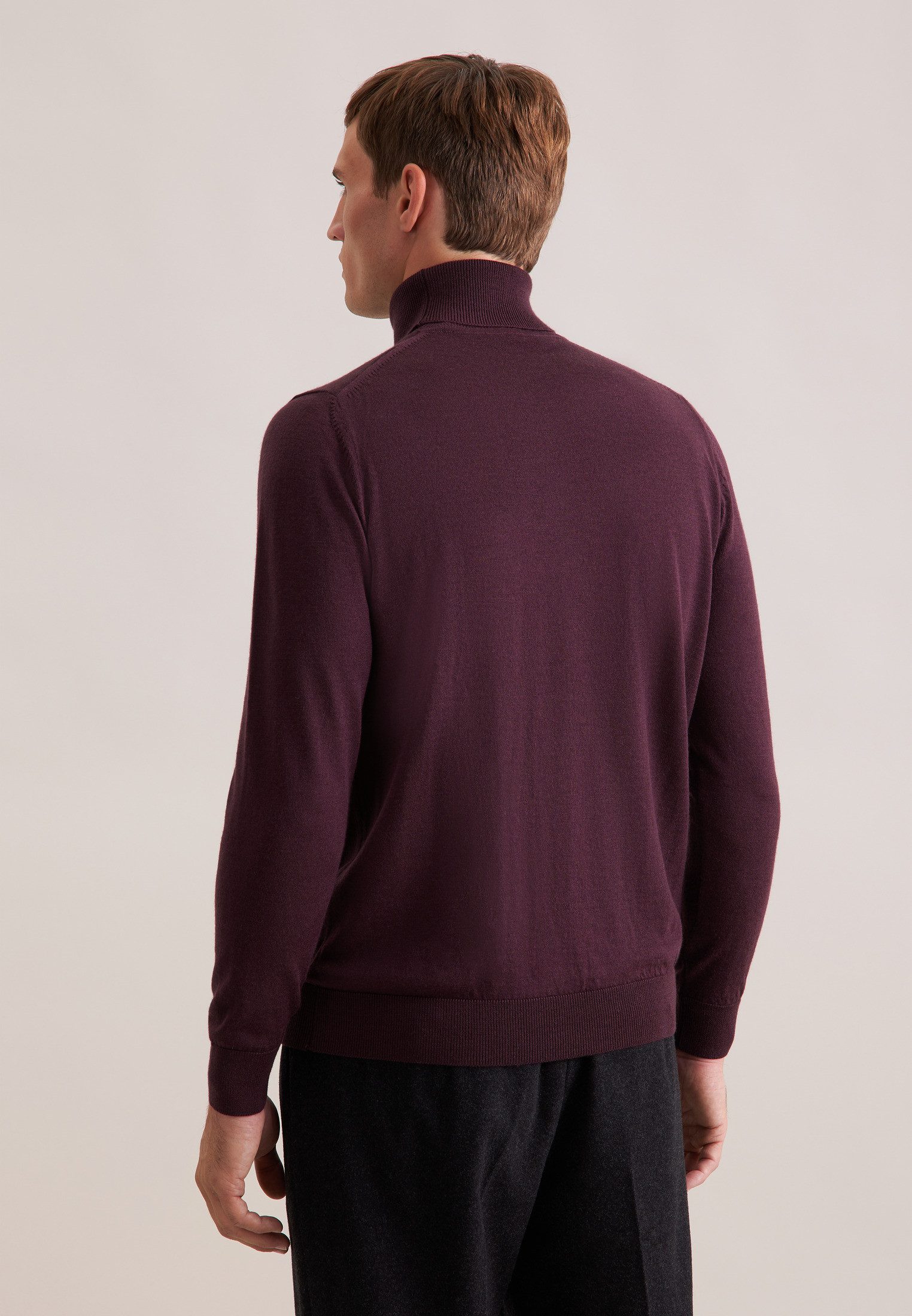 seidensticker Strickpullover Schwarze Rose 1/1 Rollkragen Uni günstig online kaufen