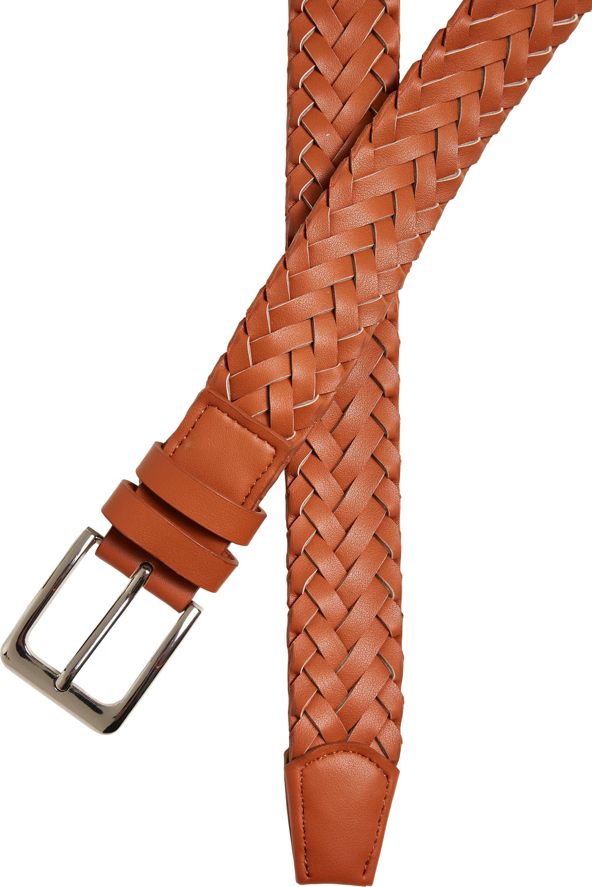 Synthetic Leather Belt Braided Accessoires URBAN Hüftgürtel CLASSICS lightbrown