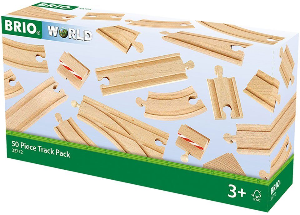 BRIO® Gleise-Set Holzschienenset, WORLD Großes Schienensortiment