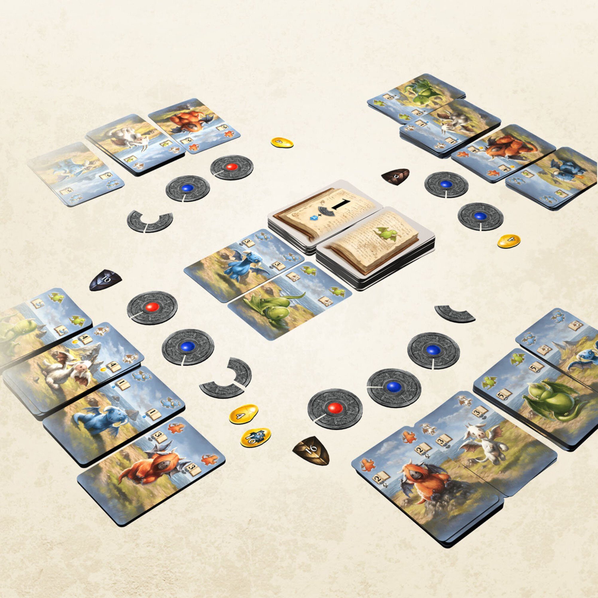 Kosmos Spiel Kosmos Drachenhüter, Kartenspiel