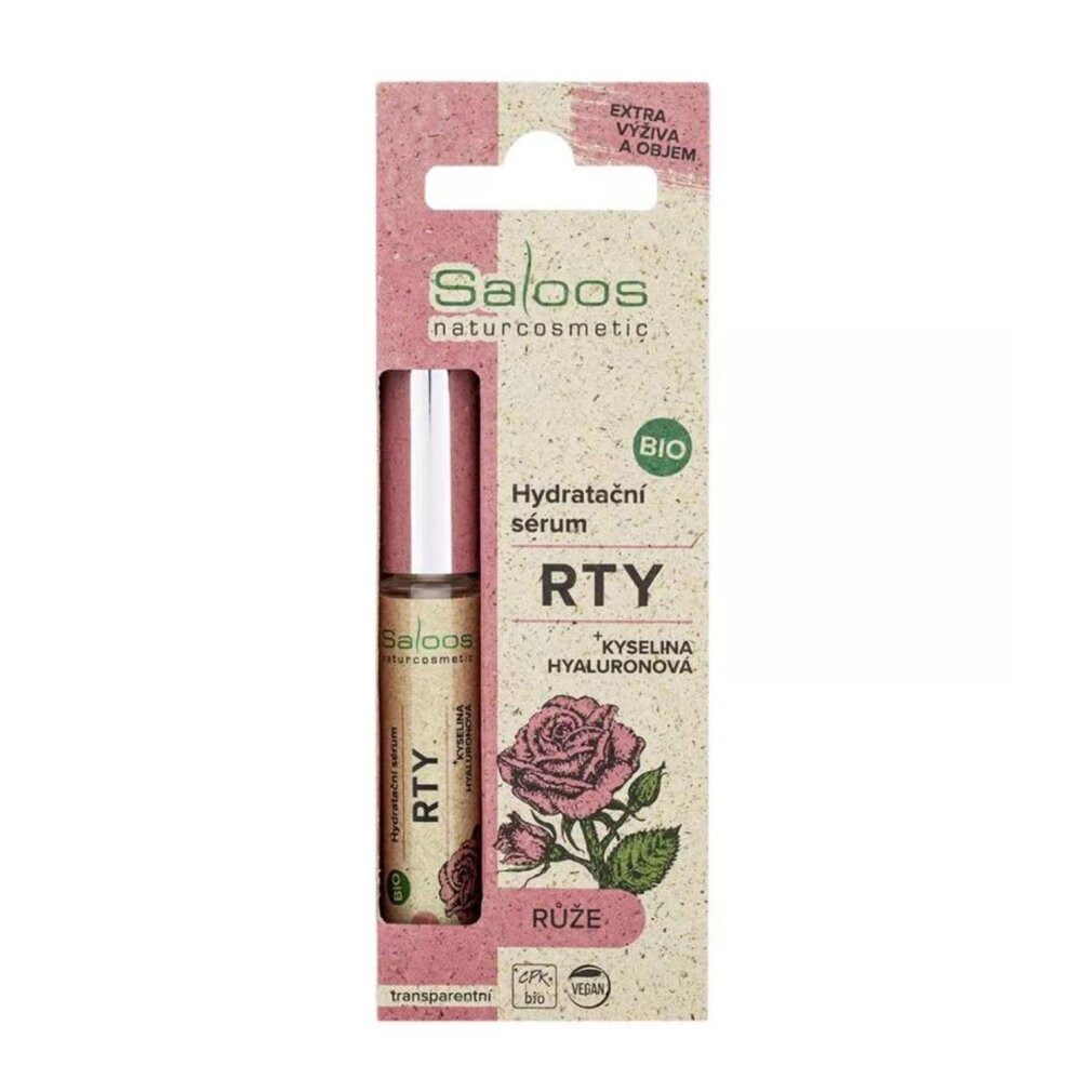 Saloos Lippenpflegemittel Moisturizing lip serum BIO - Rose 7ml