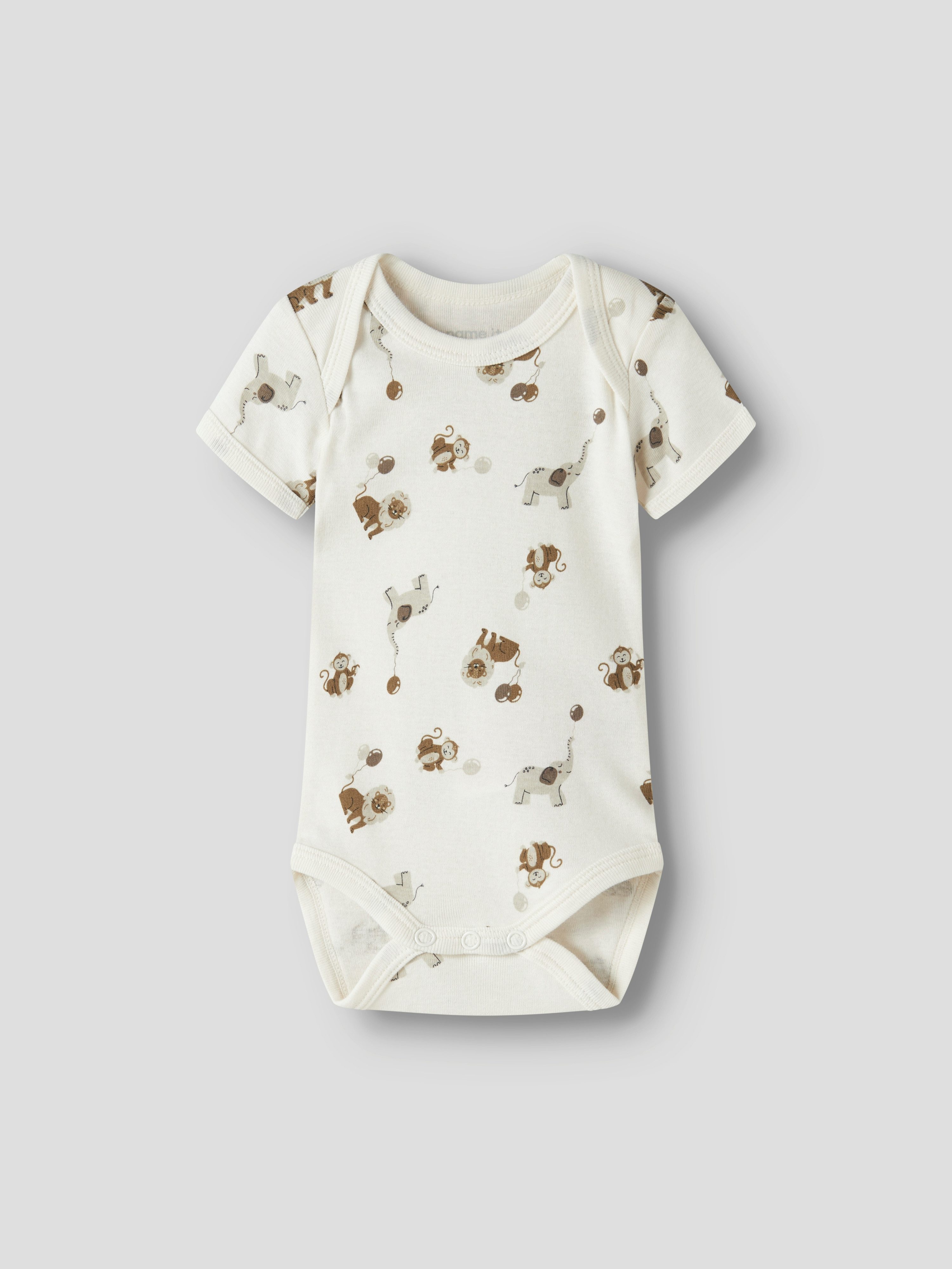 Name It Kurzarmbody NBNBODY 3P SS ANIMAL NOOS (Packung, 3-tlg) – Bild 4 von 5