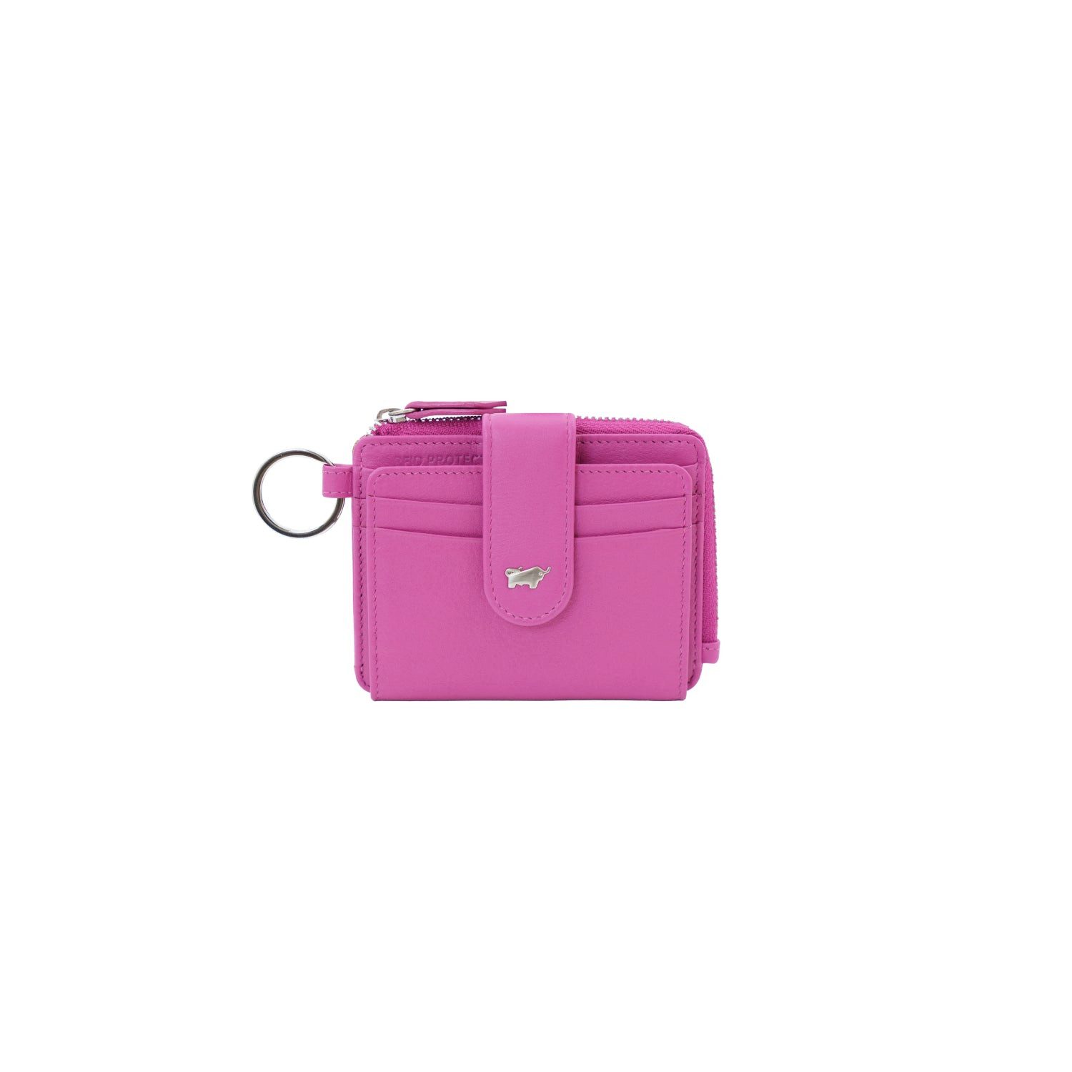 Braun Büffel Geldbörse JOY RFID Kartenbörse mit Schlüsselring 8CS pink