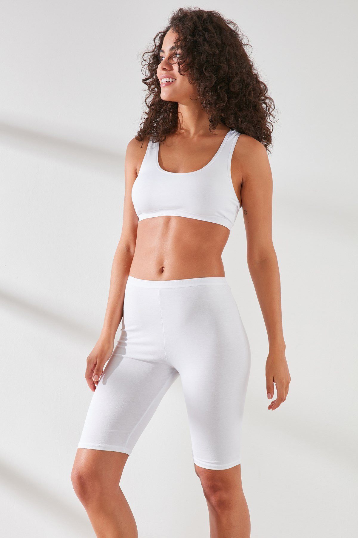 C&CITY Leggings Damen Modal Baumwoll Kurze günstig online kaufen