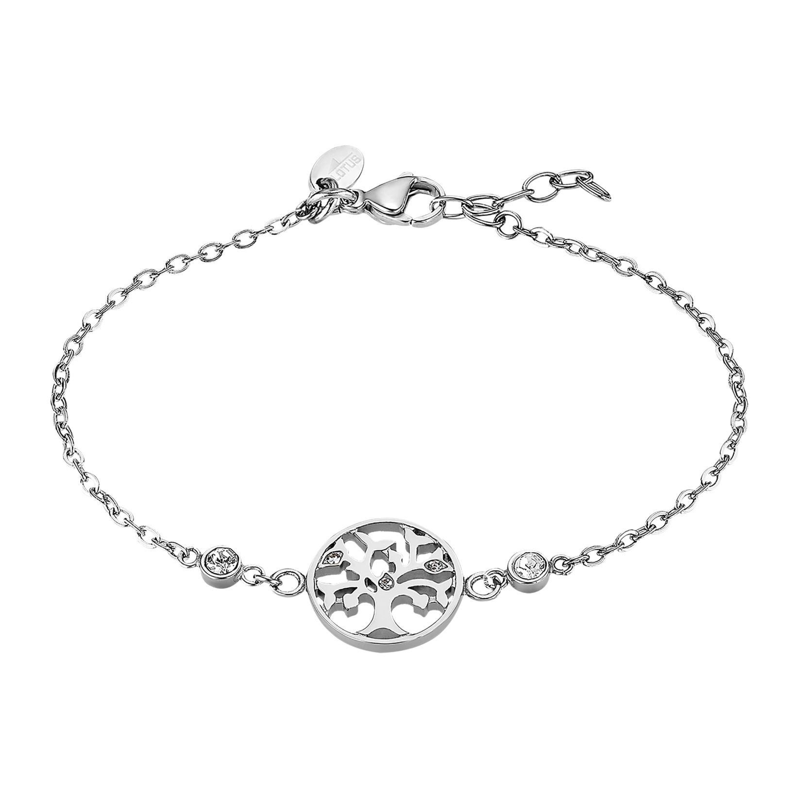 Lotus Armband Essentials - Baum des Lebens, mit Glasstein