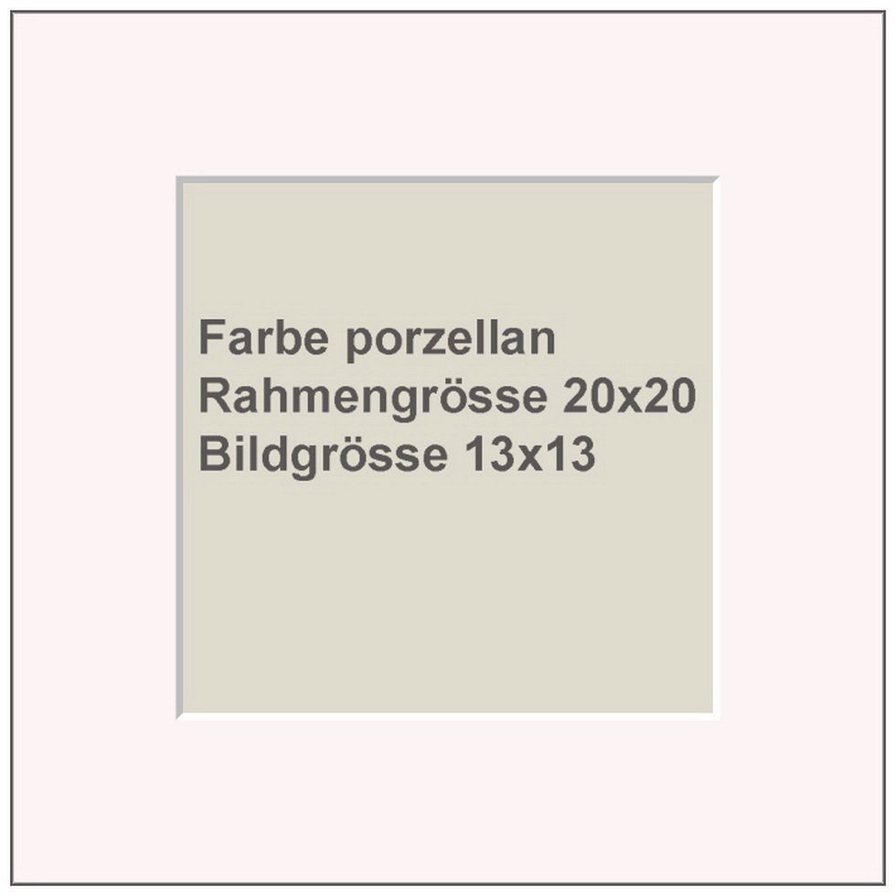 Oslo MasterLine Einzelrahmen Bilderrahmen Kunststoff quadratisch Innenleiste glänzend Echtglas B+H, (30x30} {40x40} {50x50), 30 x 30 cm bronze - Echtglas - FSC-zertifiziert - Quadrat