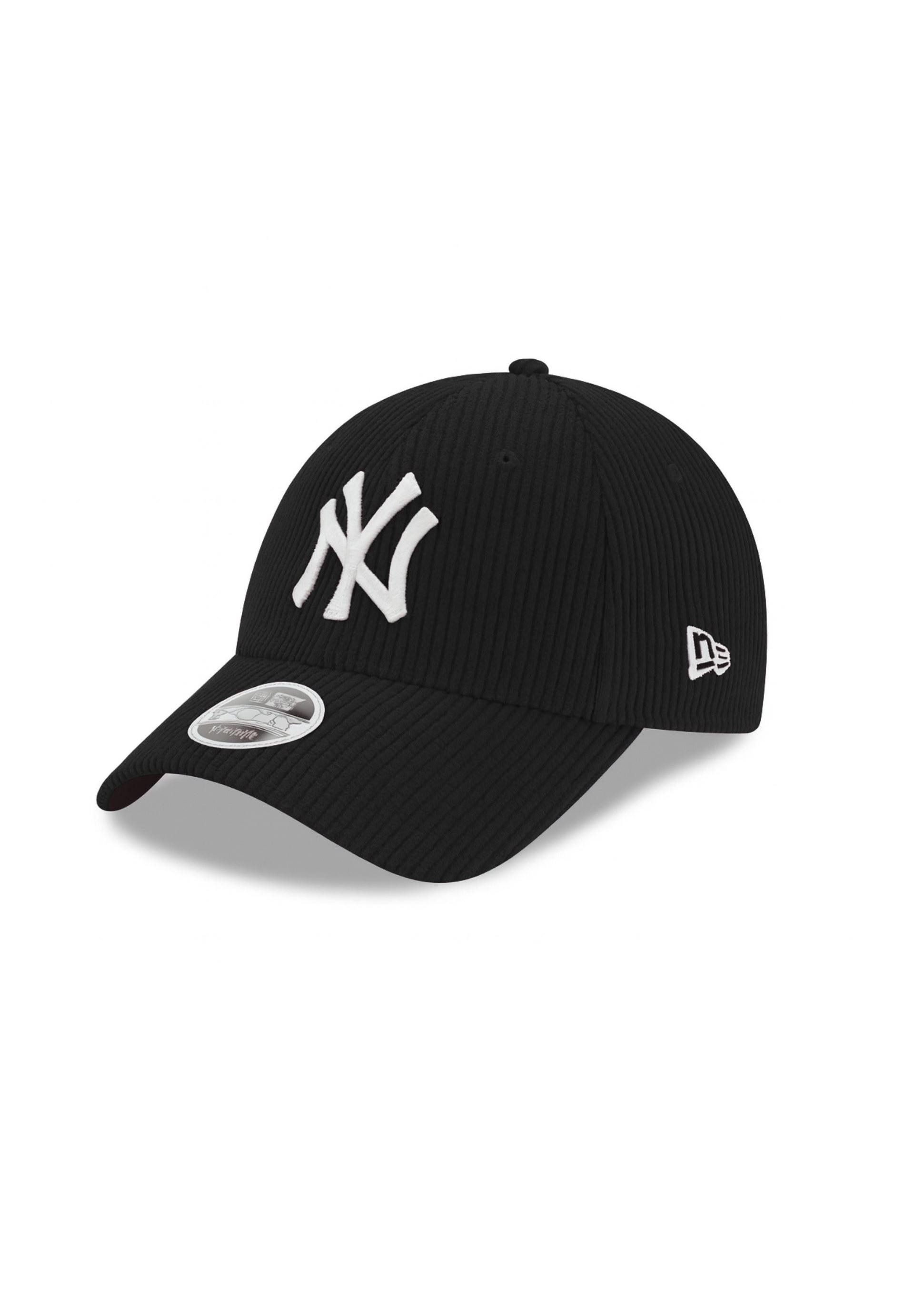 Baseball Cap New York Yankees MLB Cord Schwarz 9Forty Verstellbare Damen Cap New Er
