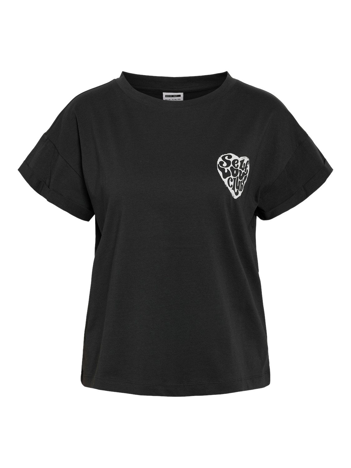 Noisy may T-Shirt Design mit Herz-Print günstig online kaufen