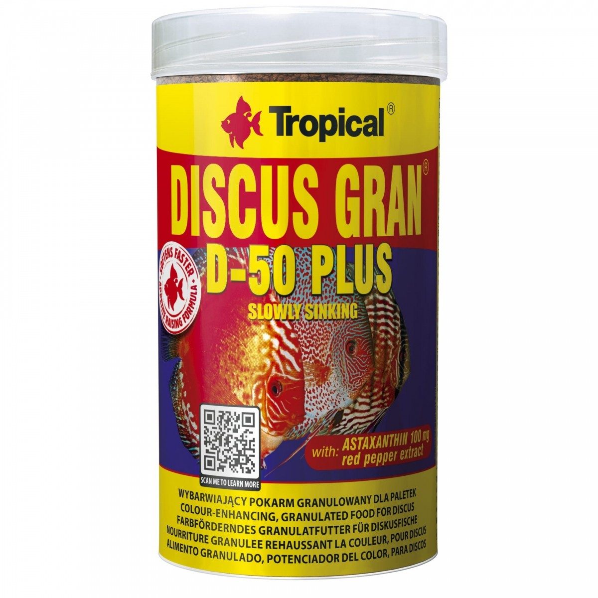 Tropical Discus Gran D-50 Plus, 110g