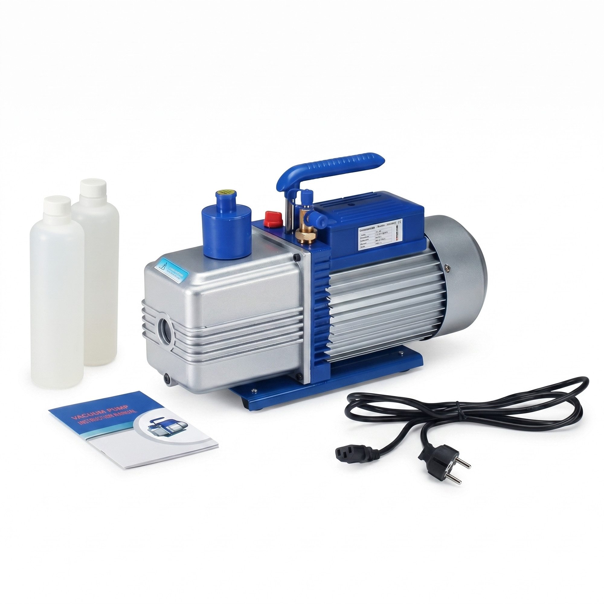 Mucola Klimaanlagenschlauch Vakuumpumpe Unterdruckpumpe Klimaanlage 284 l/min Vacuumpumpe, Zubehör für Universal, Leistung: 750 Watt