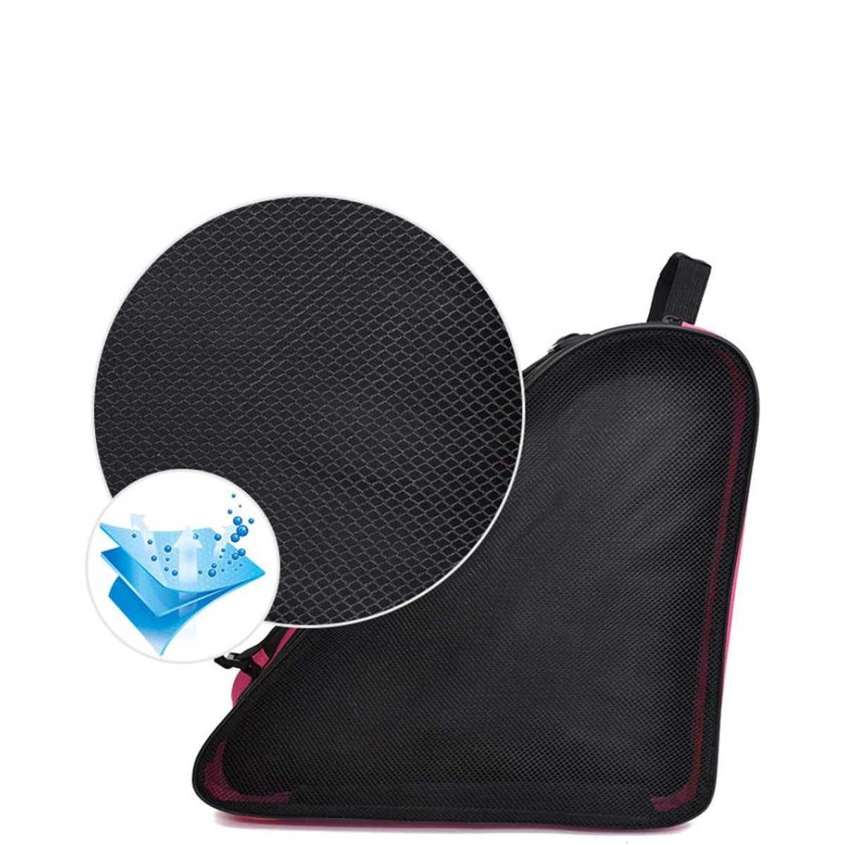 Jormftte Eishockey Blau Sporttasche für Rollschuh-Tasche Schlittschuhe Unisex