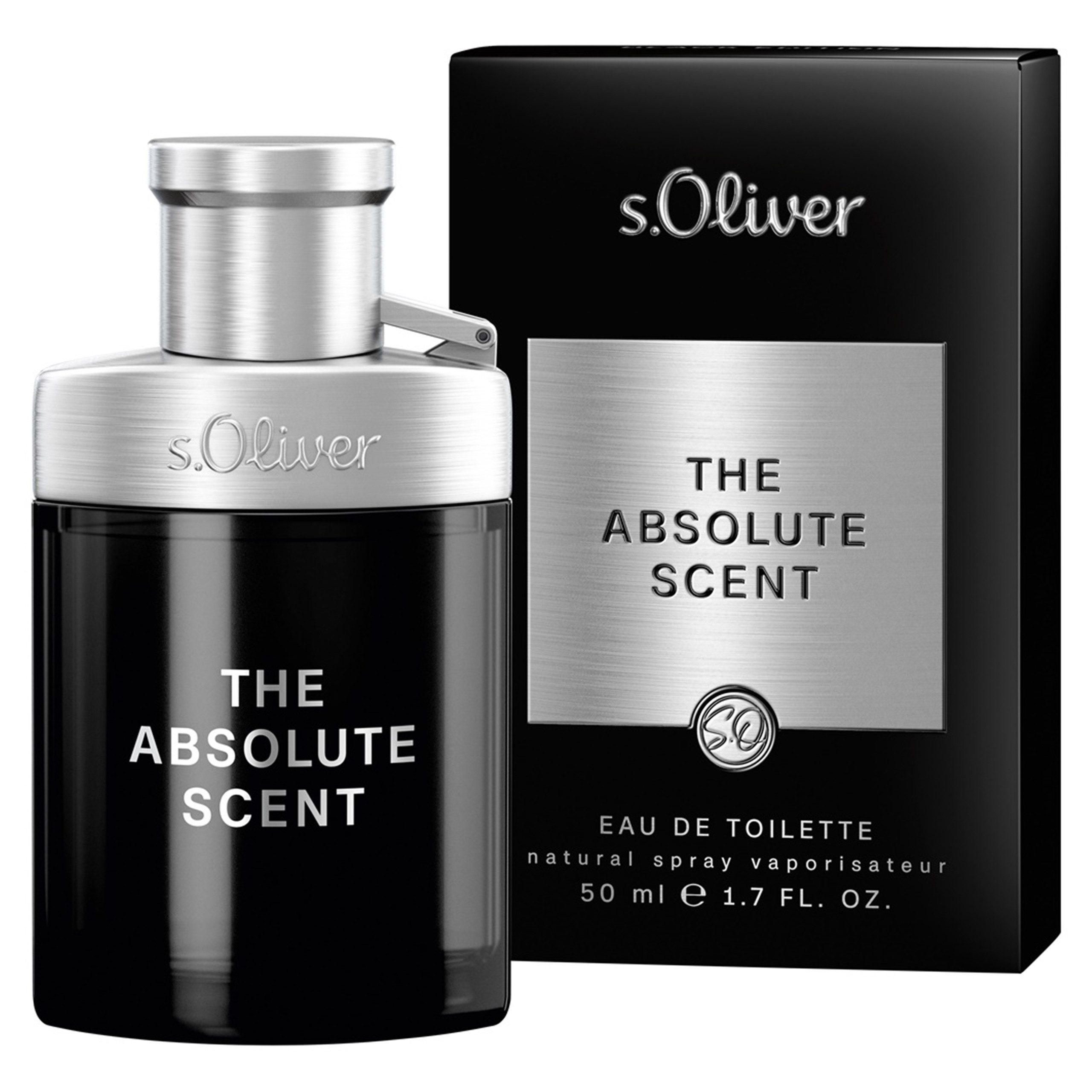 s.Oliver Eau de Toilette THE ABSOLUTE SCENT, EdT 50 ml Nat. Spray Black