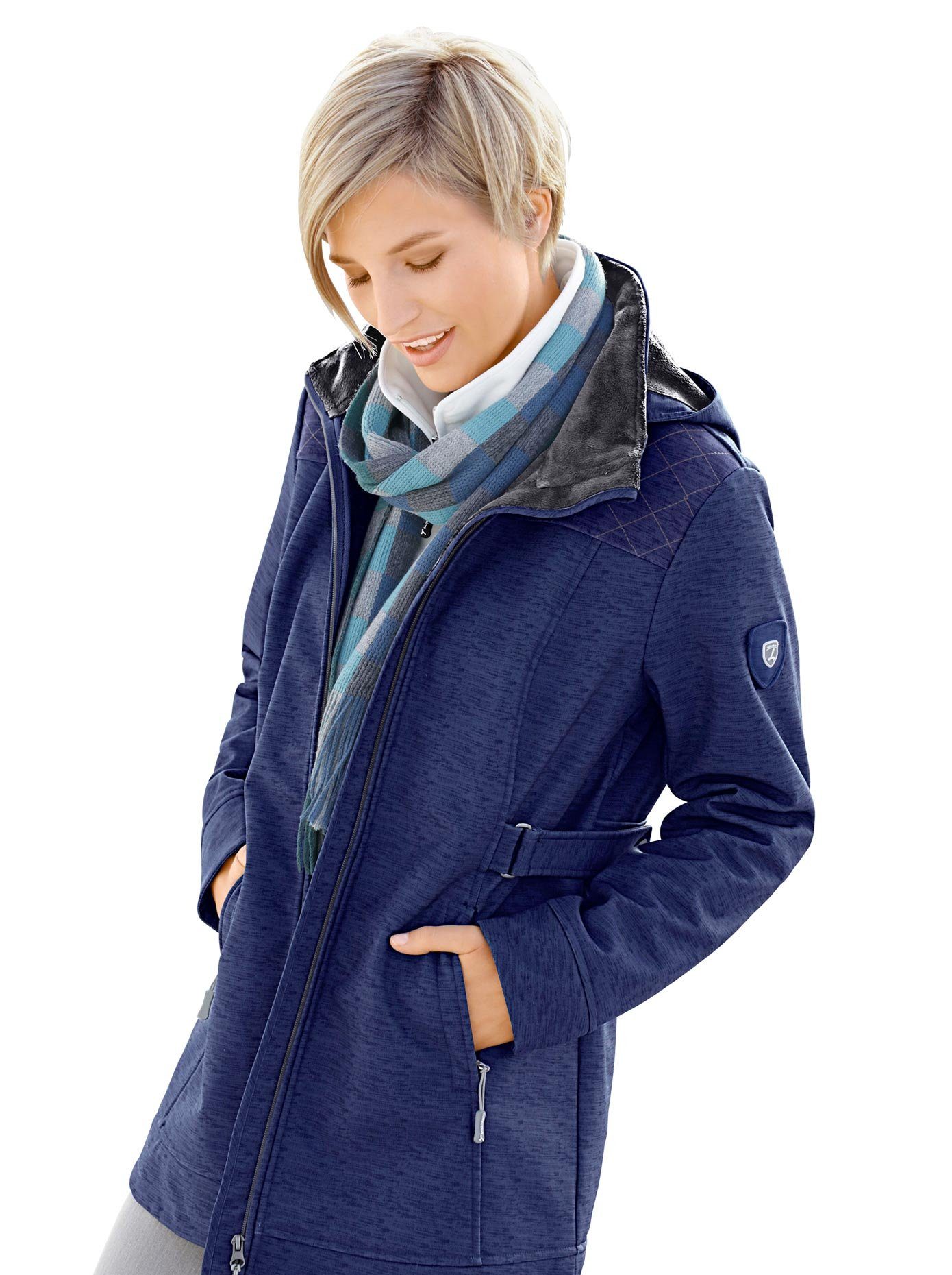 casual looks jacke mit kapuze in weiss casual looks jacke mit kapuze in weiss