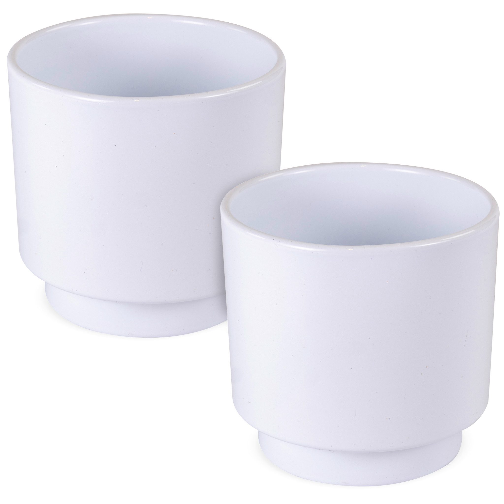 matches21 HOME & HOBBY Blumentopf Blumentöpfe 2er Set aus Keramik in Ø 10,5 günstig online kaufen