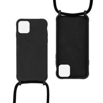 MyGadget Handyhülle Handykette für Apple iPhone 11 Pro Max, TPU Hülle mit Band mit Handyband zum Umhängen Kordel Case Schutzhülle
