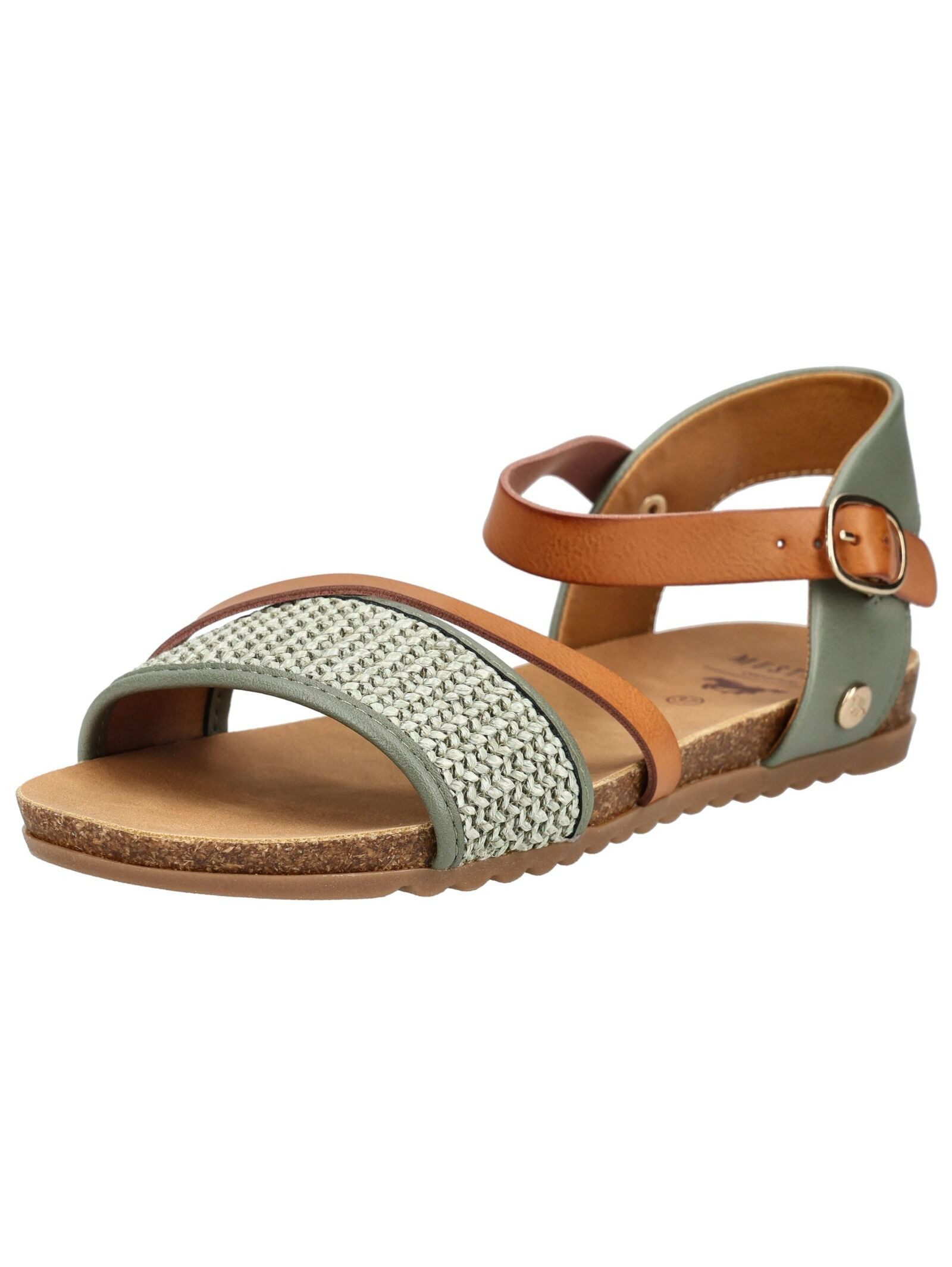 Mustang Shoes Mustang Shoes Sandalen Lederimitat/Textil Riemchensandale
