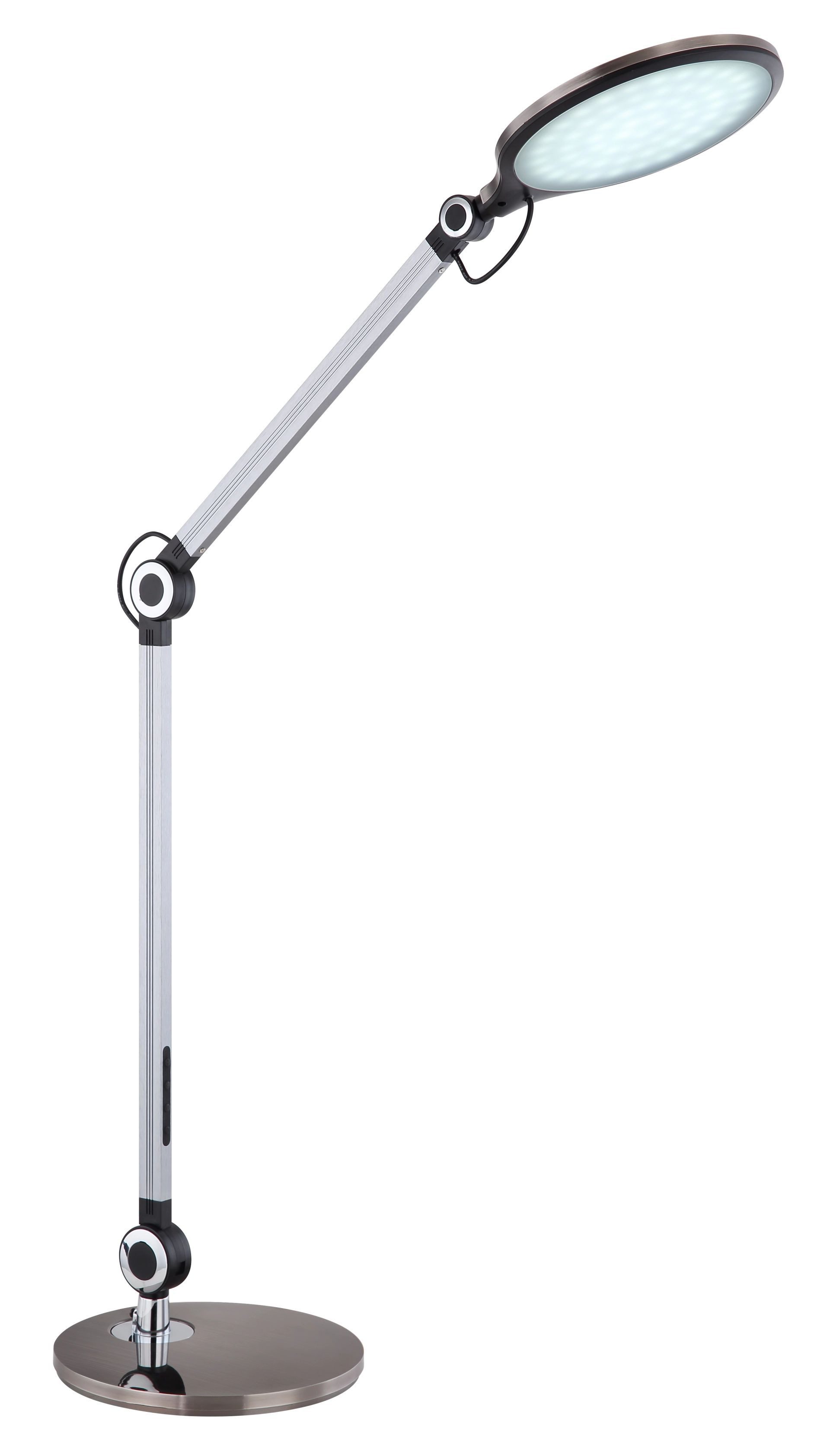 GLOBO LIGHTING LED Tischleuchte URIAS, Dimmfunktion, mehrere Helligkeitsstufen, LED fest integriert, warmweiß - kaltweiß, Schreibtischlampe, Tischlampe, Büro, Arbeitszimmer