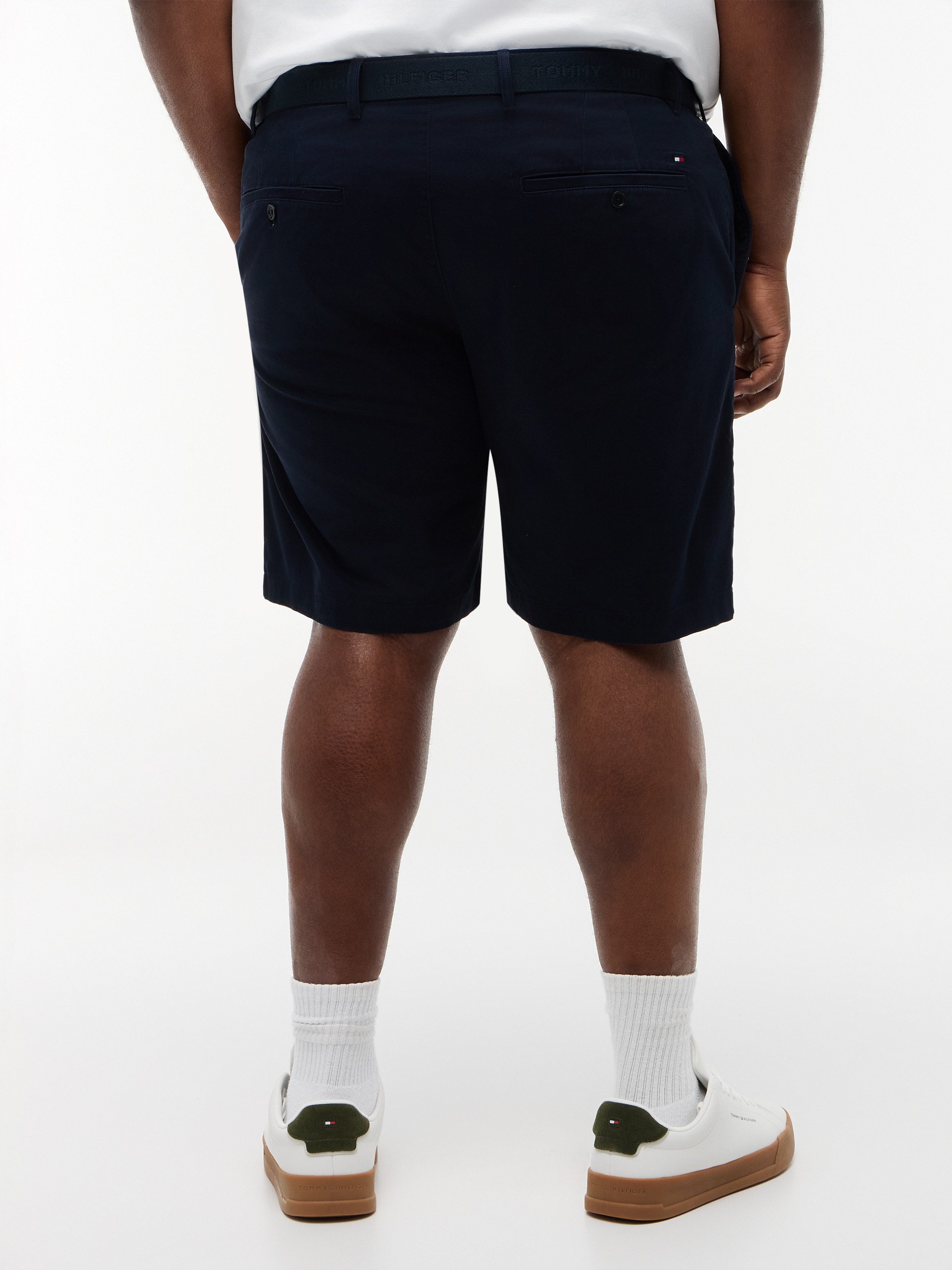 Tommy Hilfiger Big & Tall Chinoshorts BT-DENTON 9.5 ESS TWILL-B Twill, slim fit, Große Größen