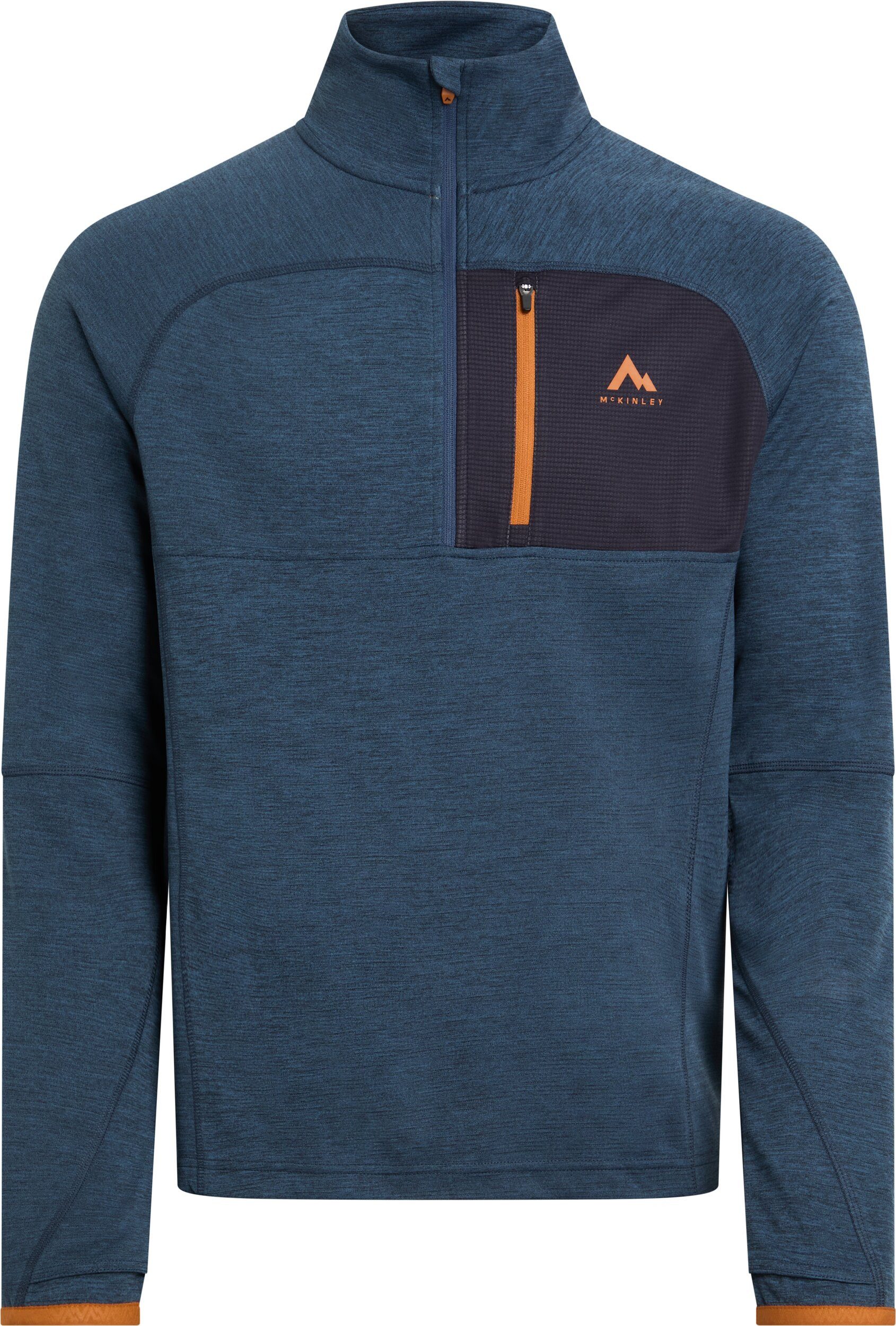 McKINLEY Rollkragenshirt He.-Langarmshirt Tampo II M MELANGE/NAVY
