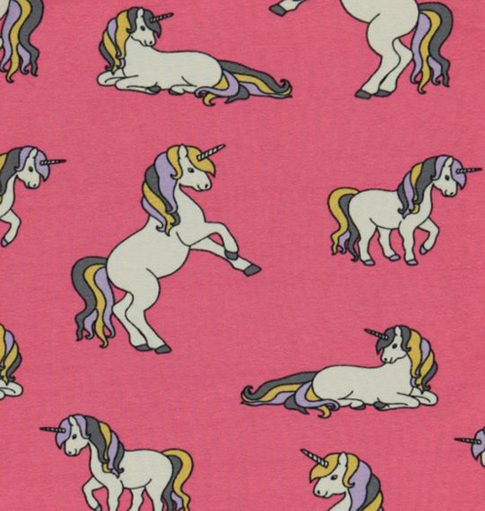 Småfolk Set: Unterhemd Smafolk Unterwäsche Set Einhorn pink