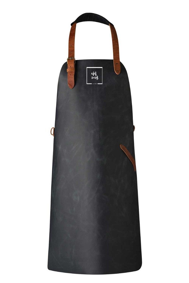 Crafted Leather & Lifestyle Grillschürze Vintage, Schwarz, (1-tlg)