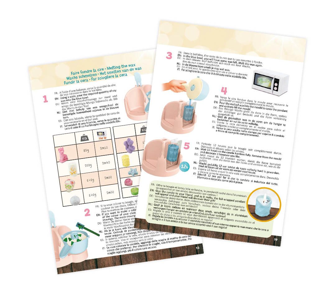 Buki France Experimentierkasten Professional Studio Kerzen – Kreativset zum Kerzengießen, (1-tlg)