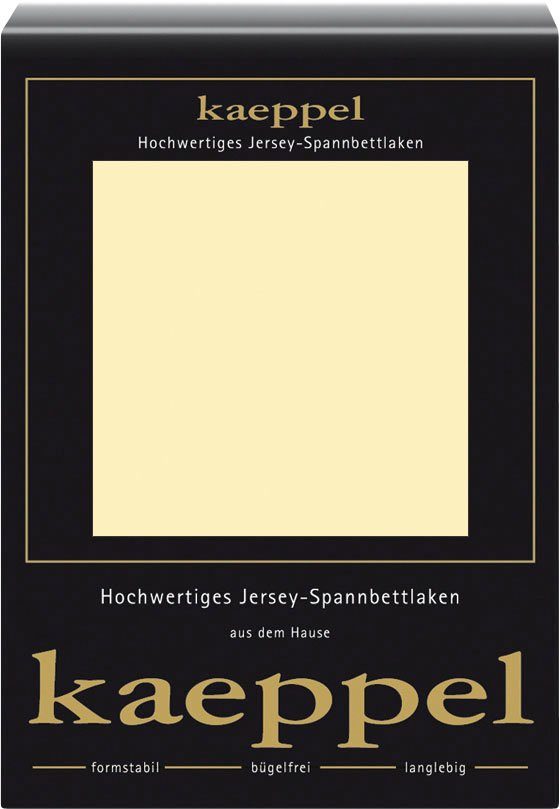Kaeppel Spannbettlaken Single Jersey Mako Elasthan, günstig online kaufen