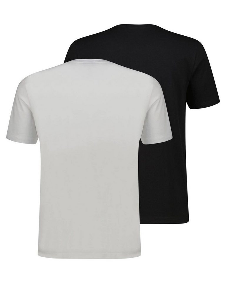 BOSS T-Shirt Herren T-Shirt 2er-Pack (1-tlg), Kontrastreiches Logo auf der  Brust