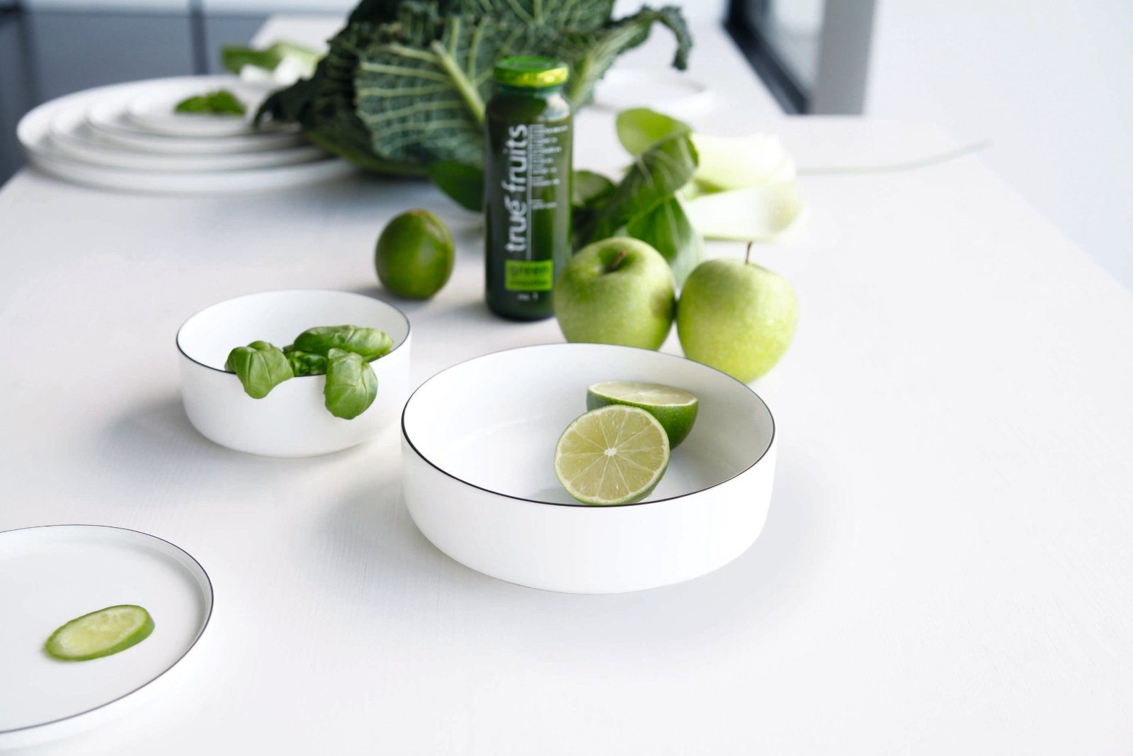 ASA SELECTION Tasse à table oco ligne noire Kaffeetasse m Untere 0,2l, Fine Bone China, Geschirr