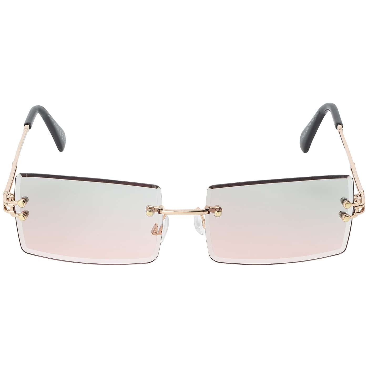 BEZLIT Eyewear Sonnenbrille Moderne Designer Damen Sonnenbrille (1-St) mit Braun, Blau, Rosa, Grün oder Lila Linsen – Bild 2 von 3