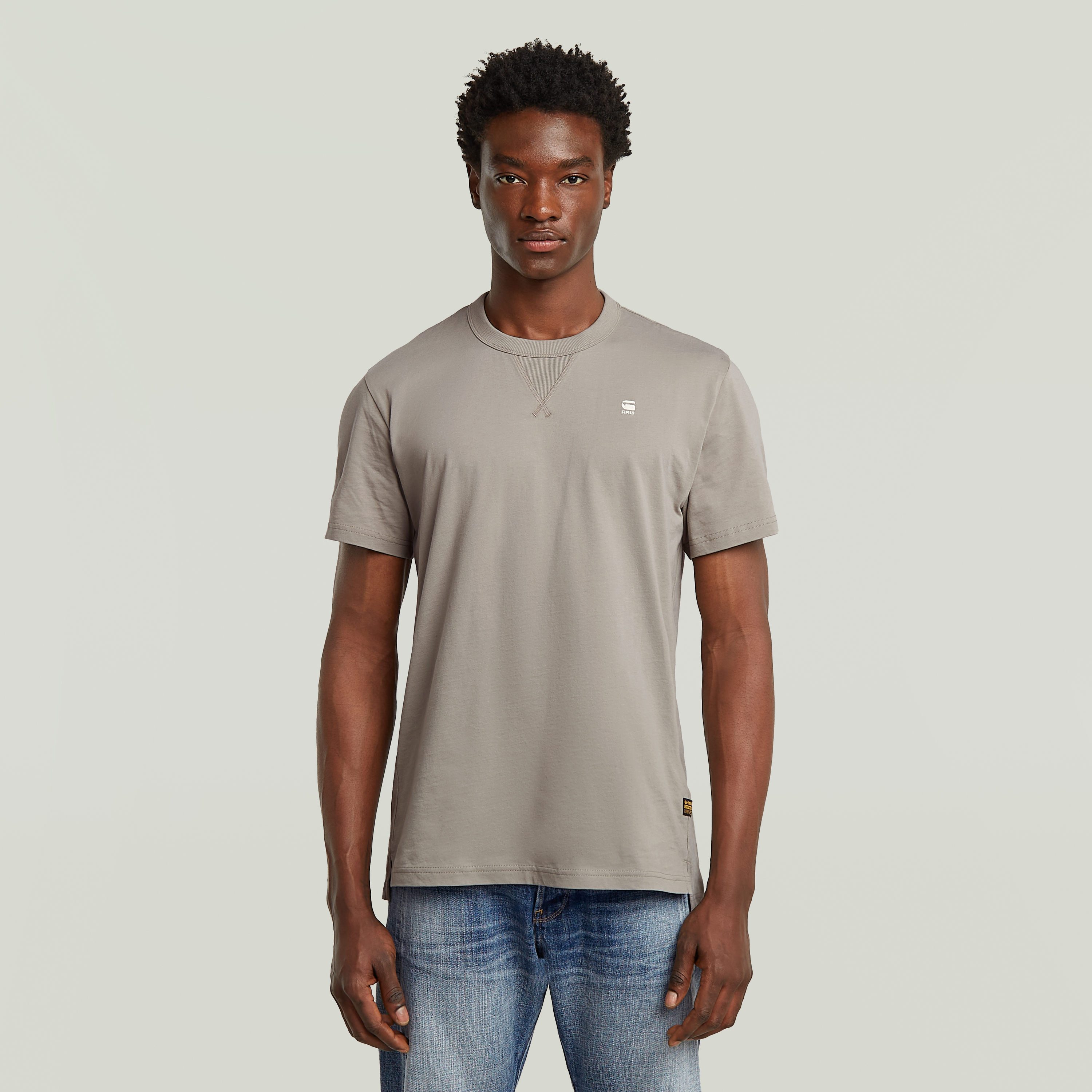 G-STAR T-Shirt Nifous Rundhals, mit Rippeinsatz günstig online kaufen