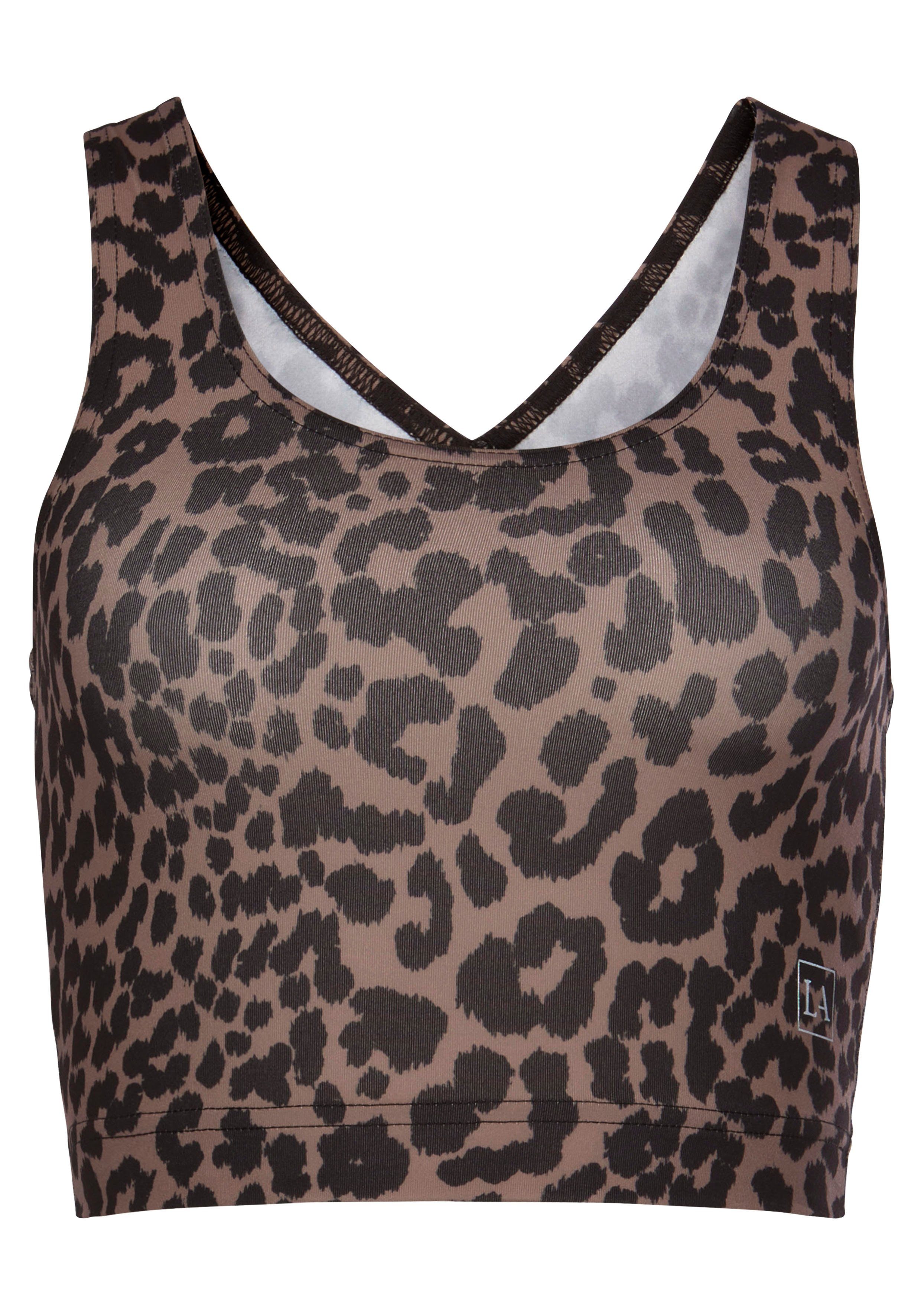 LASCANA ACTIVE Funktionsshirt mit Leo Muster und breite Träger. € 24,99