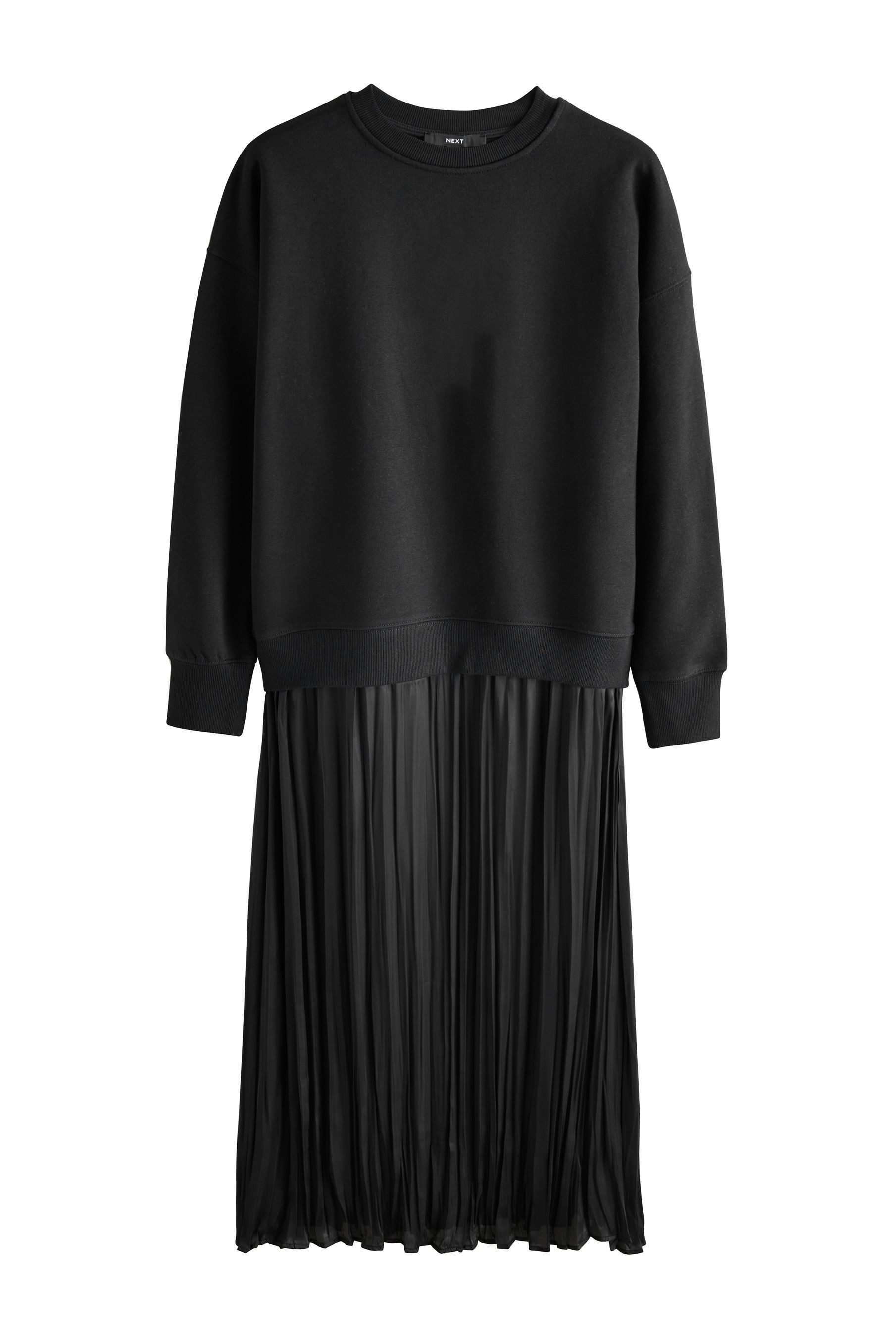 Next Midikleid 2-in-1 Pullover-Satinmidirock mit weichem Griff (1-tlg) günstig online kaufen