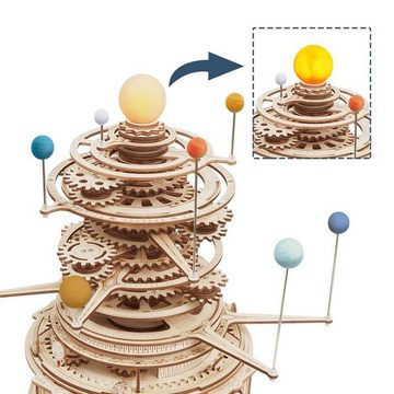Robotime Modellbausatz ROKR Sonnensystem ST001 3D-Holzpuzzle 316 Teile