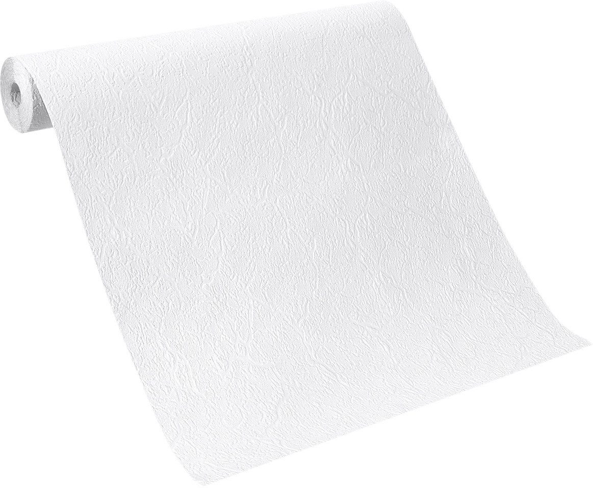 Rasch Papiertapete Rasch Papiertapete 823127 Be happy uni weiß. 10,05 günstig online kaufen