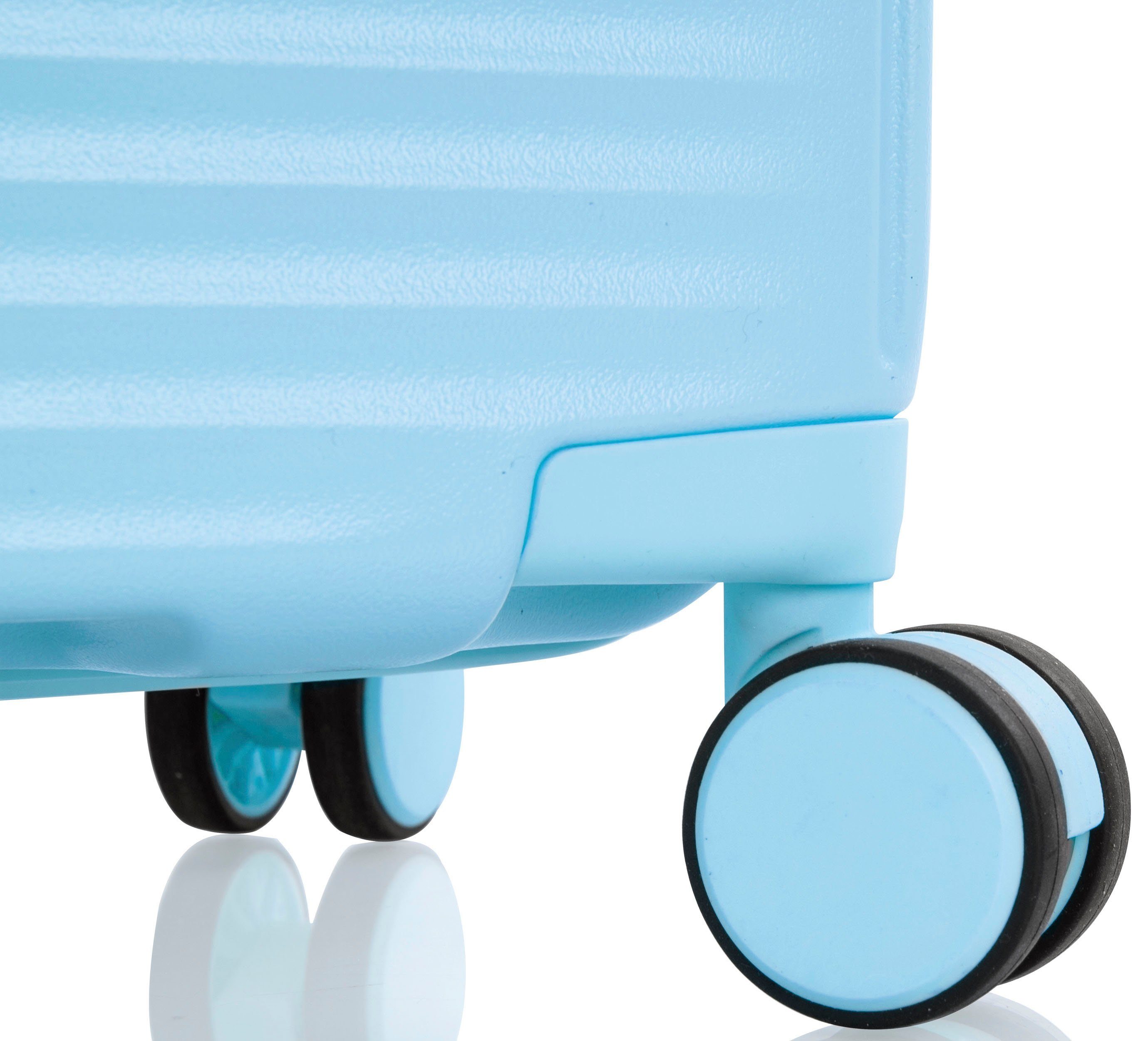 Heys Hartschalen-Trolley Pastel, 76 cm, blue 4 Rollen