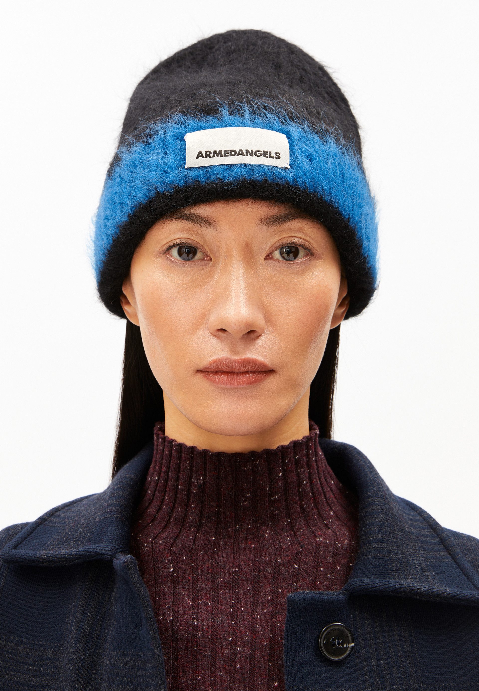 Armedangels Strickmütze JUPILAA STRIPED UN-WASTED Unisex