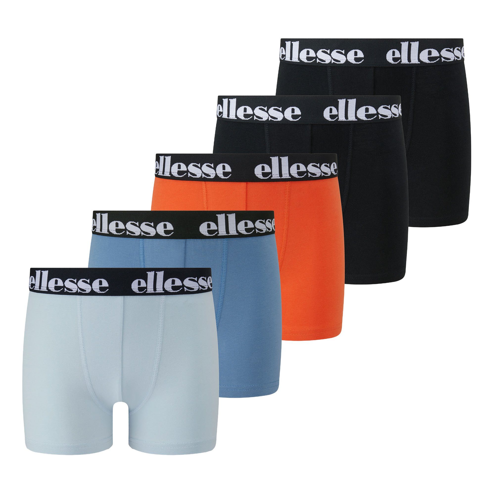 Ellesse Boxer Jungen Boxershort 5er Pack Polyester (Packung, 5er Pack)