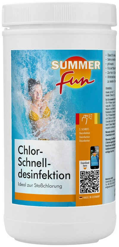 SUMMER FUN Chlorgranulat »Chlor-Schnelldesinfektion«, 1,2 kg Granulat