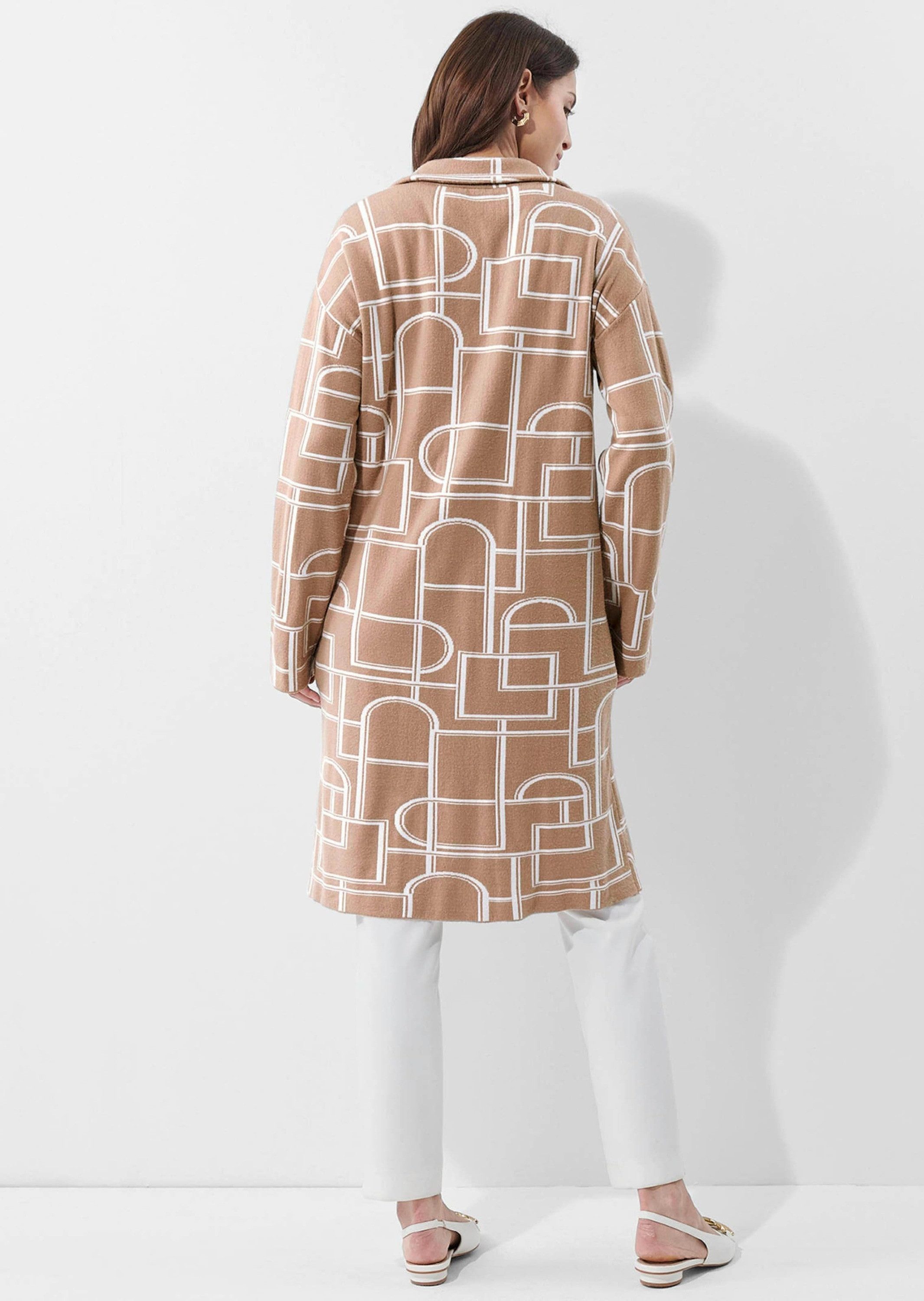 Alba Moda Kurzmantel Strickmantel