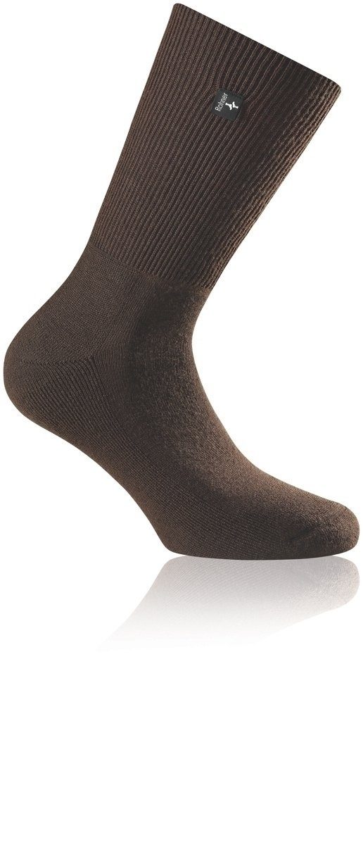 supeR Wandersocken Rohner Socks light fibre d'braun