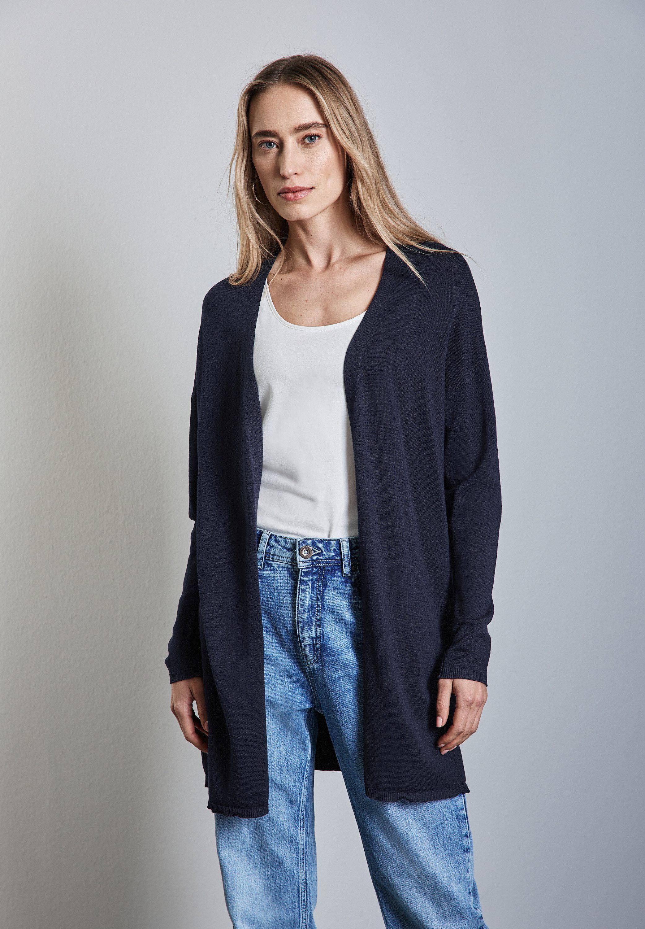 STREET ONE Strickjacke aus softer Viskose