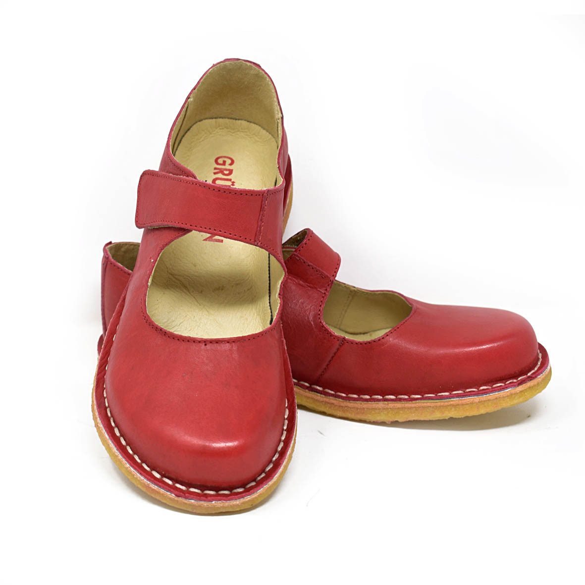 GRÜNBEIN Spangen-Ballerinas Gerda Naturform Ballerina
