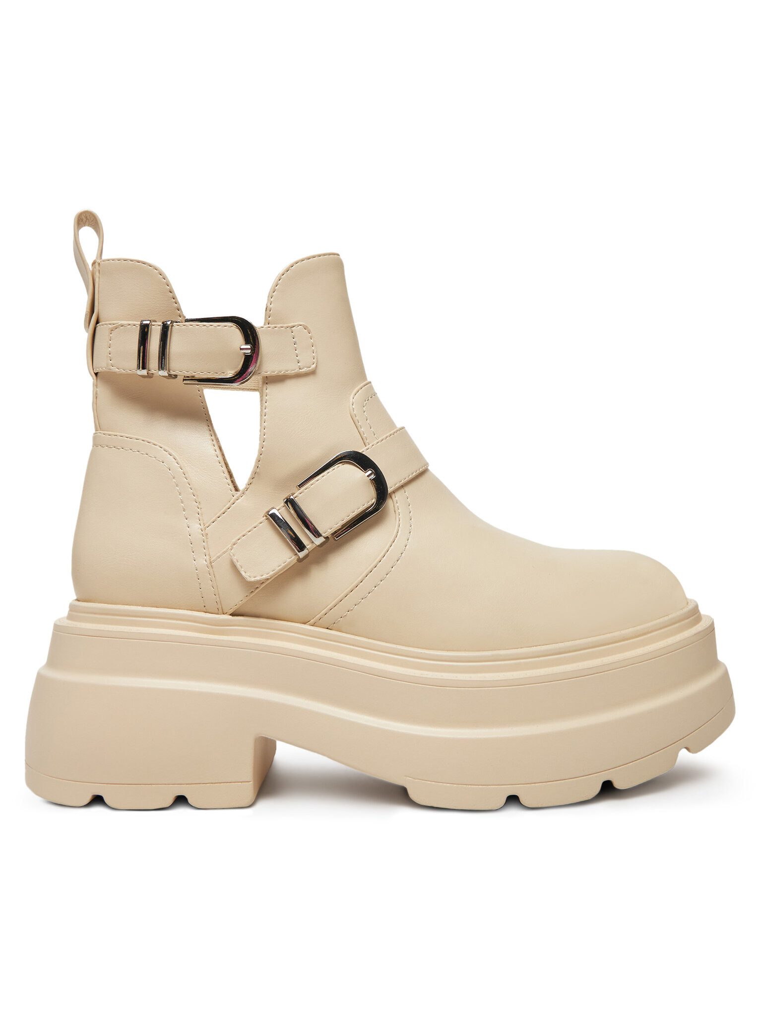 DeeZee Deezee Damen Fußstiefel Beige ST0242613-2 Stiefel